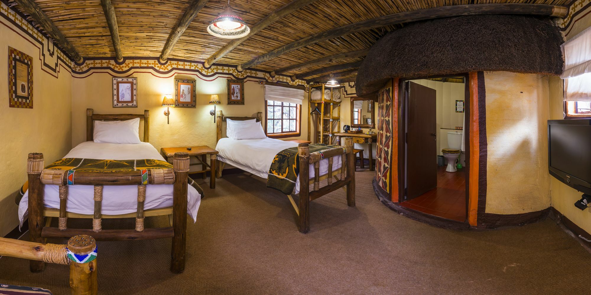 Aha Lesedi African Lodge & Cultural Village Broederstroom Luaran gambar